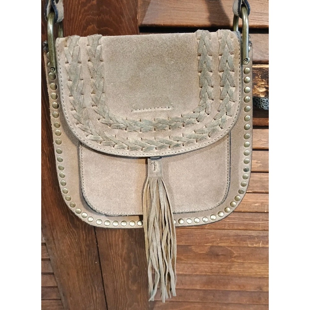 Sundance | Gorgeous Tan Suede Leather Bag Purse Handbag Crossbody Bag